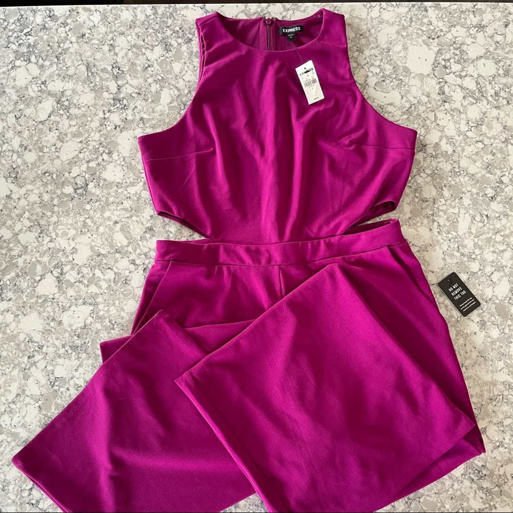 NWT Express Wide Leg Jump Suit